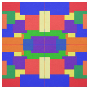 Tissu coloré de motif d'abrégé sur arc-en-ciel