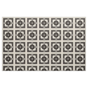 Tissu Conception Abstraite Géométrique avec Motif Symétr