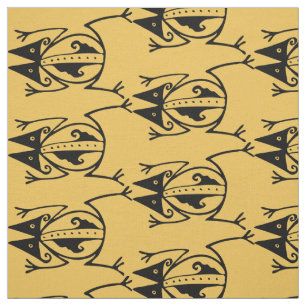 Tissu Conception aztèque antique d'art tribal de