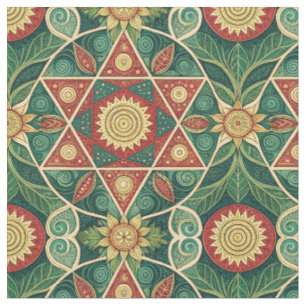 Tissu Conception d'art de mandala floral géométrique sac