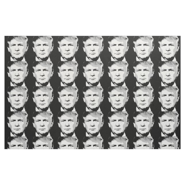 TISSU CONCEPTION DE BLOC DE DONALD TRUMP (Fat Quarter)