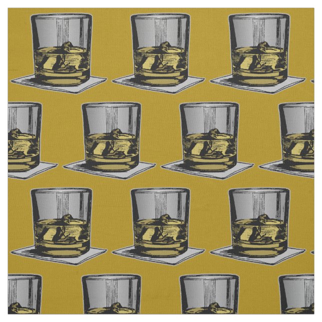 Tissu Conception de cocktails et de serviettes (Échantillon)