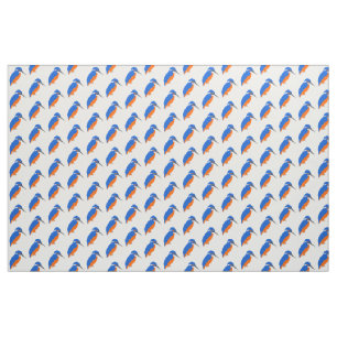 Tissu Conception de martin-pêcheur