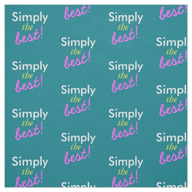 Tissu Conception de texte simple / changement de vos idé (Échantillon)