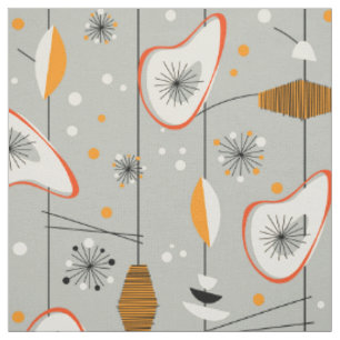 Tissu Conception moderne et Vintage des années 1950 au