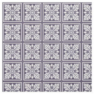 Tissu Conception pourpre de tuile de gland et de feuille