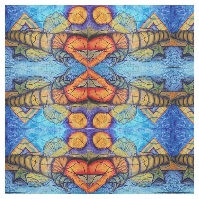 Tissu Conception surréaliste d'imaginaire (Échantillon)