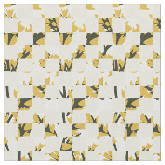 Tissu Contemporary flower mosaic quilt botanical mosaic 