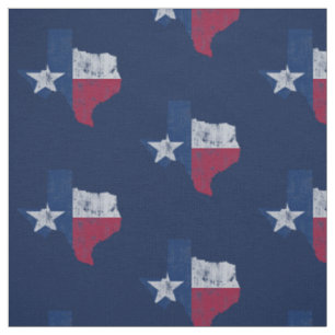 Tissu Contour vintage de pays du pavillon du Texas