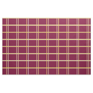 Tissu Contrôle de vitre de Bourgogne et d'or