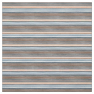 Tissu Cool Chic Brown Bleu Aquarelle Bleu Grille Motif