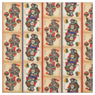 Tissu Copie de cartes du 19ème siècle de tarot