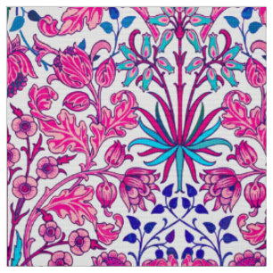 Tissu Copie de jacinthe de William Morris, rose de