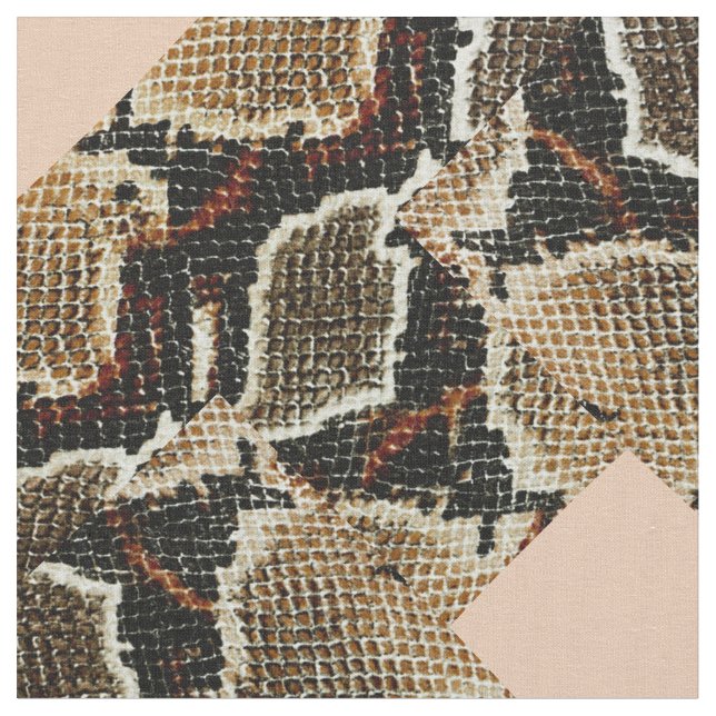 Tissu copie de serpent de python de motif d'animal (Fermer)