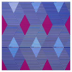 Tissu Copie moderne de diamant de la moitié du siècle,