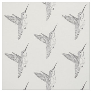 Tissu Copie planante de colibris