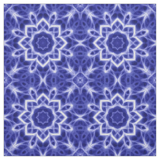 Tissu Copie rougeoyante blanche bleue audacieuse de
