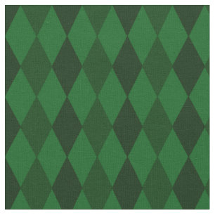 Tissu Copie verte de diamant, diamants en vert