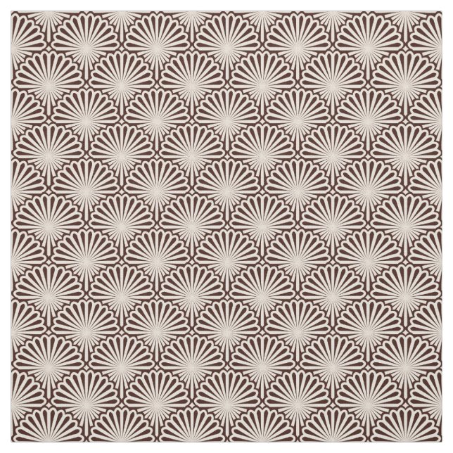 Tissu Coquilles de mer d'art déco (Échantillon)