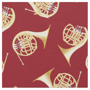 Tissu Cor d'harmonie Musique Musicien Décoration de cham