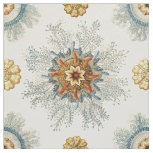 Tissu Coral Mandala Motif