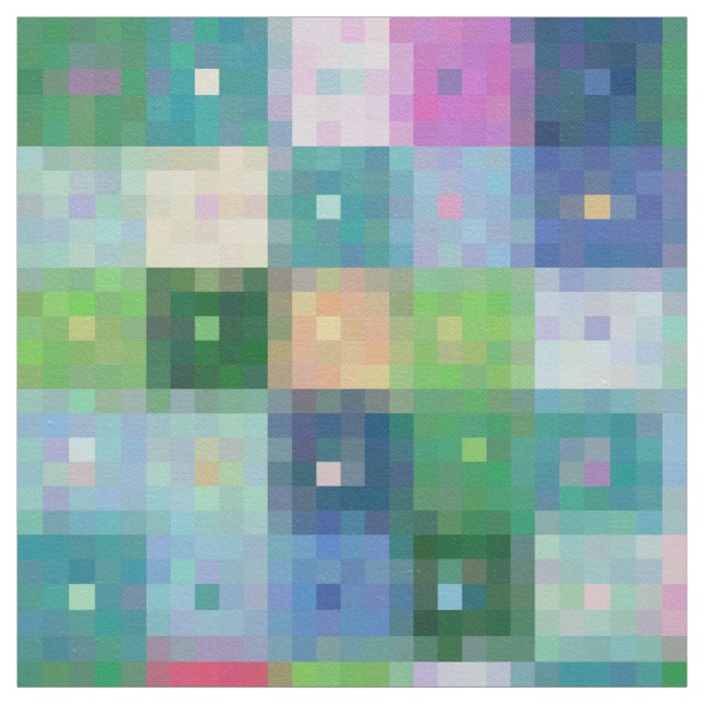 Tissu Correctifs de surface composée de blocs de pixels  (Échantillon)