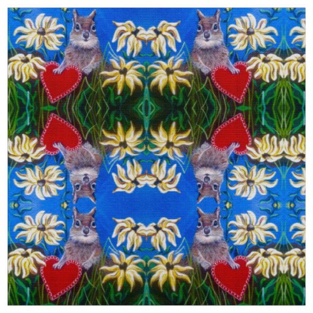Tissu Correspondance des coeurs (Échantillon)