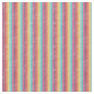 Tissu Coton peigné rétro par copie barré par arc-en-c