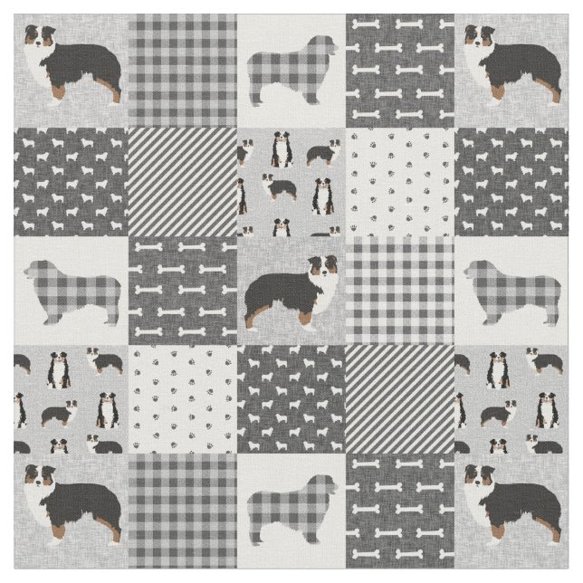 Tissu Couillette Aussie à patchwork (Fermer)