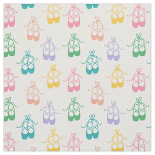 Tissu Couleur Cute Pointe Chaussures Motif de ballet