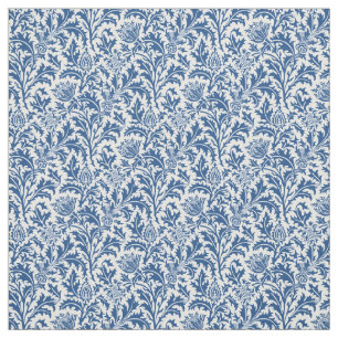 Tissu Couleur de coutume de motif de chardon de William