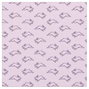 Tissu COULEUR GLOBALE INDIQUÉE SUR MESURE DES lapins de