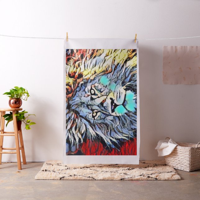 Tissu coup de pied couleur - lion king (In Situ)