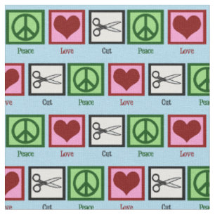Tissu Coupe d'amour pour la paix