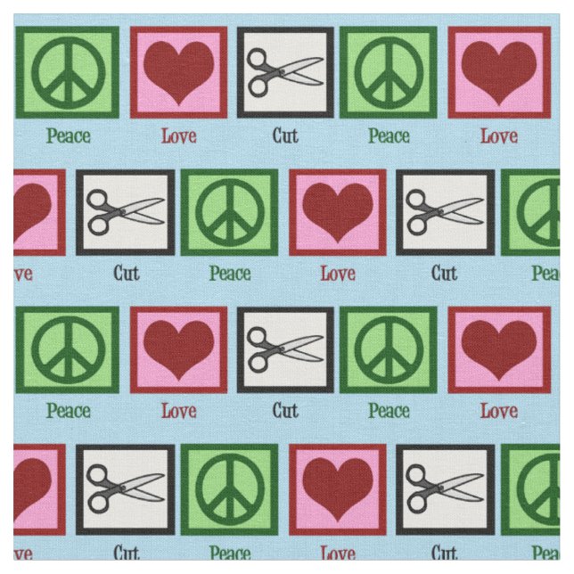 Tissu Coupe d'amour pour la paix (Fermer)