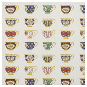 Tissu Coupe de thé de l'ère victorienne vintage Conçoit