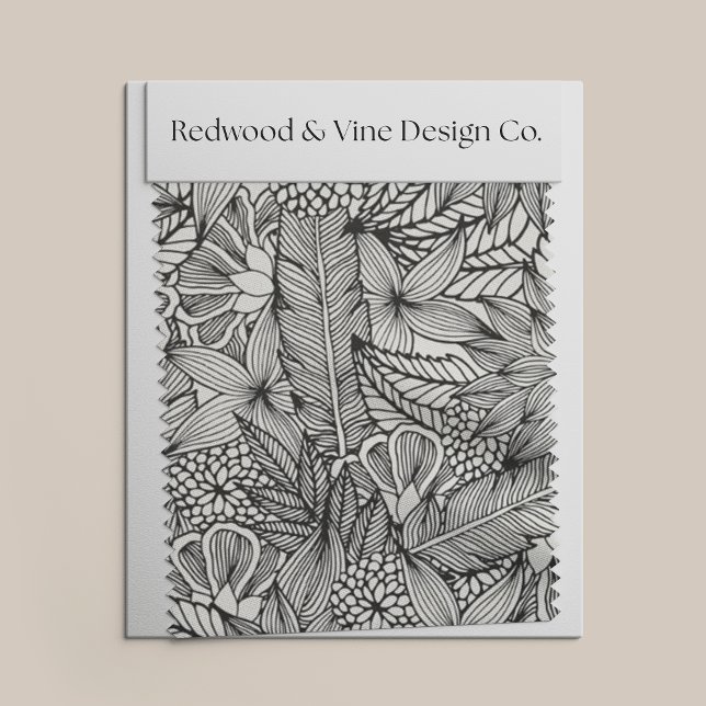 Tissu Couper soi-même | Motif de fuite tropicale (Créateur téléchargé)