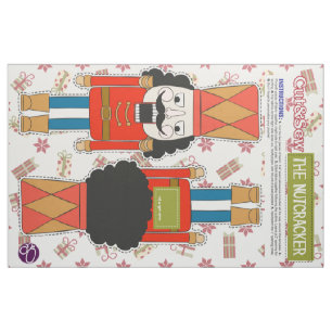 Tissu Coupez et cousez le casse-noix rouge - peluche de