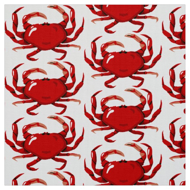 Tissu Crabe rouge (Échantillon)