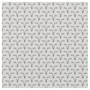 Tissu Crâne taureau du désert avec des cornes COULEUR 