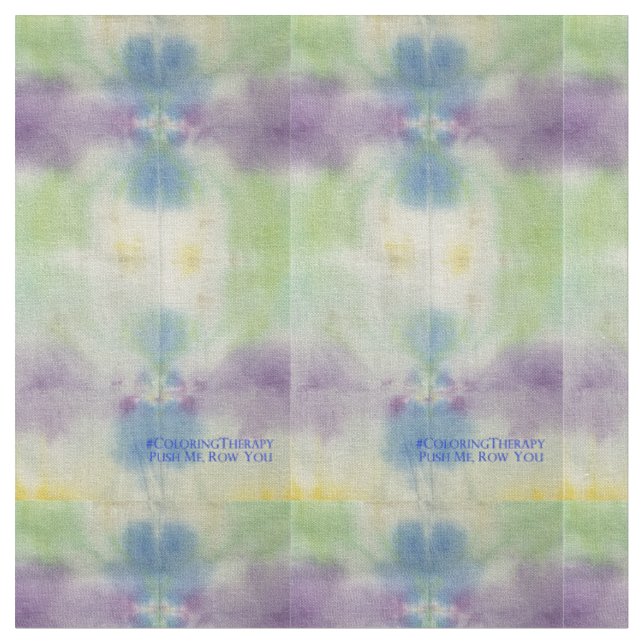 Tissu Cravate-Dye Push Me Row You Fabric (Fermer)