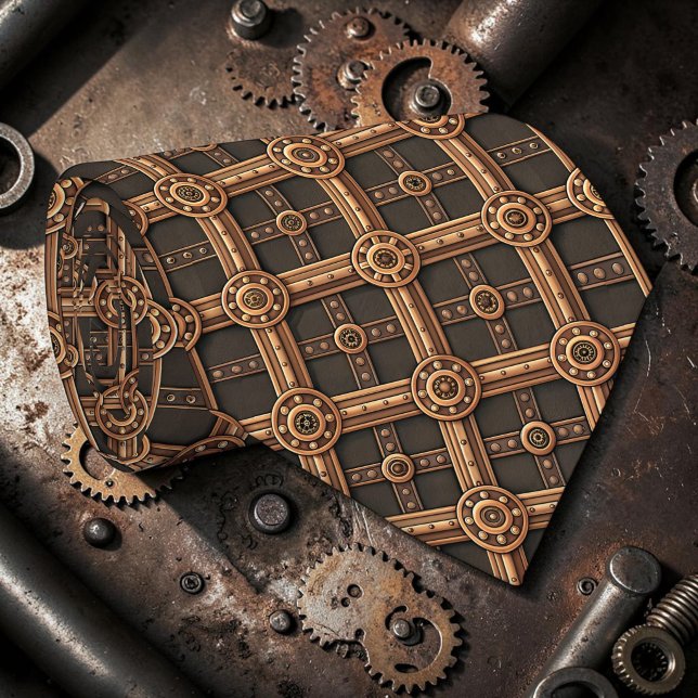 Tissu cravate personnalisé engrenages Steampunk (Créateur téléchargé)