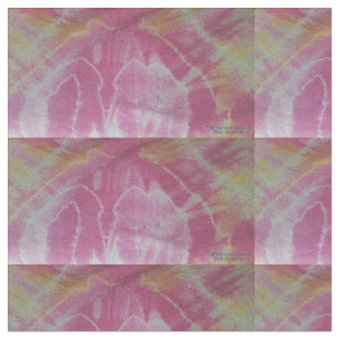 Tissu cravate-teint rose monstre