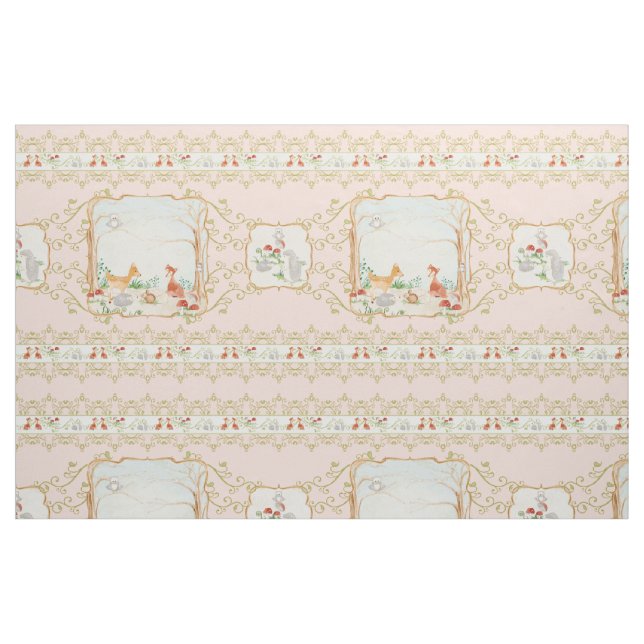 Tissu Crèche de bébé de créatures de conte de fées de (Fat Quarter)
