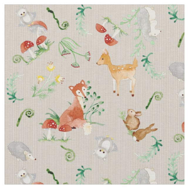 Tissu Crèche de bébé de créatures de conte de fées de (Fermer)