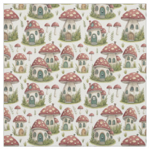 Tissu Créez Vos Propres Maisons de Fées de Fly Agaric He