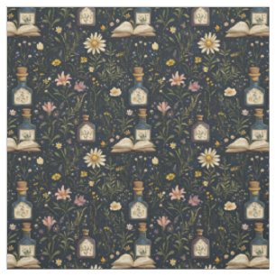 Tissu Créez vos propres marguerites sauvages roses magiq