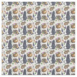 Tissu Créez votre propre chat noir Tarot Magie
