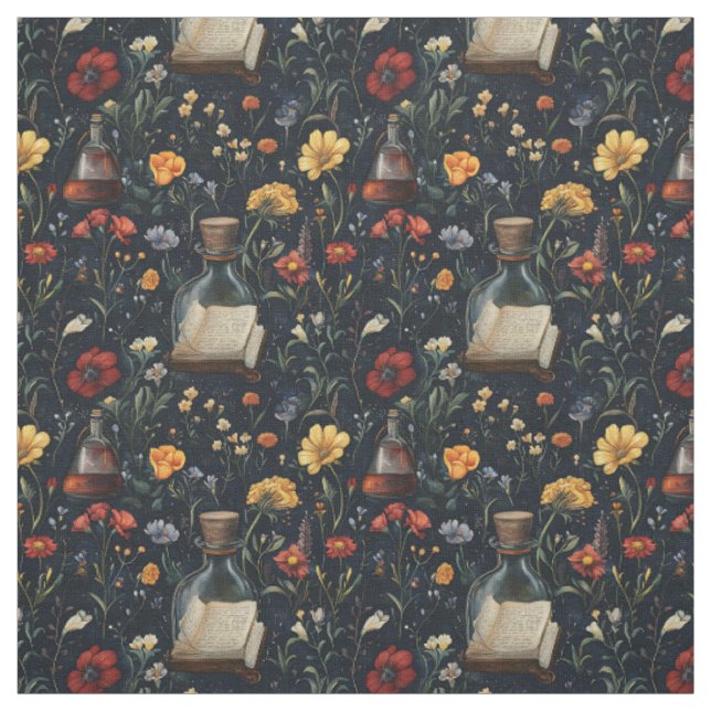 Tissu Créez Votre Propre Magie de Fleur Sauvage Envoûtan (Échantillon)