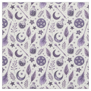 Tissu Créez Votre Propre Magie de Plume de Lune Croissan